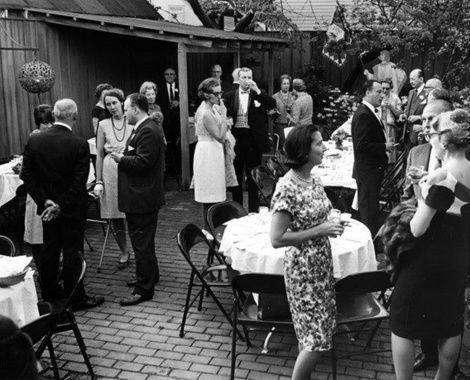 Gaurino's restaurant. Cleveland, OH. Cleveland's Oldest Restaurant. Sam in the Garden. est 1918